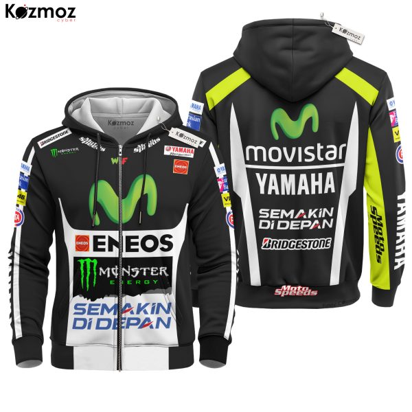 Valentino Rossi Leather Racing Suit 2015 Collection - Yamaha MotoGP Racing Team - 8