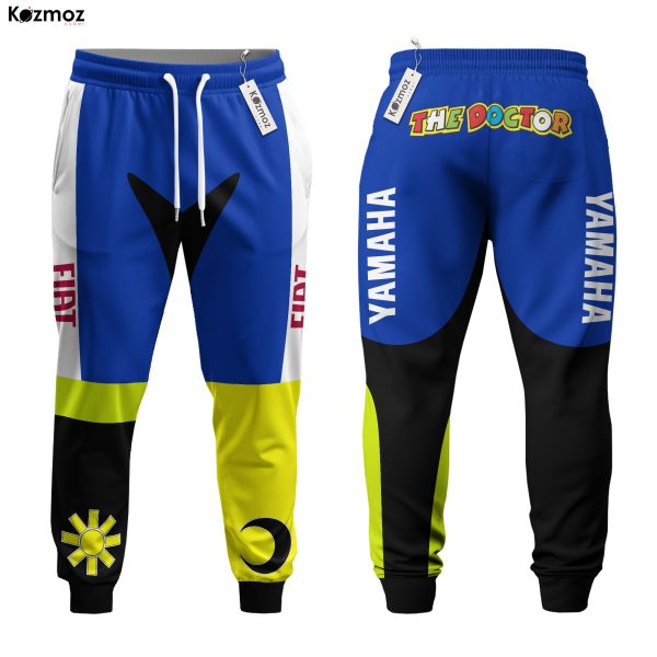 Valentino Rossi Racing Costume FIAT Yamaha MotoGP 2008 Leather Race Suit - Yamaha MotoGP Racing Team - 10