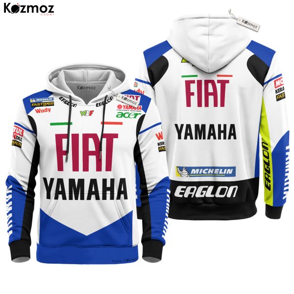 Valentino Rossi Racing Costume FIAT Yamaha MotoGP 2008 Leather Race Suit - Yamaha MotoGP Racing Team - 7