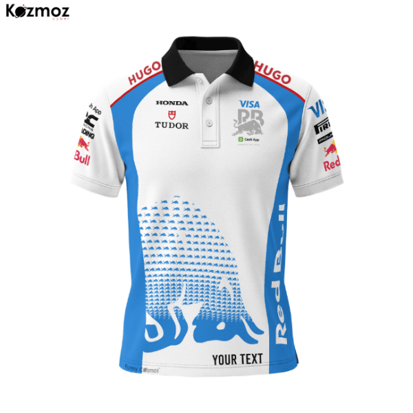 Visa Cash App RB Racing Polo Shirt 2025 Alpha RB Polo Team - 9