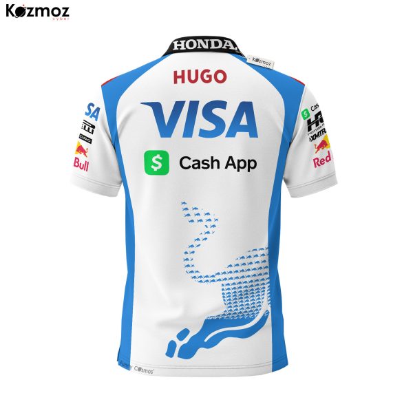 Visa Cash App RB Racing Polo Shirt 2025 Alpha RB Polo Team - 8