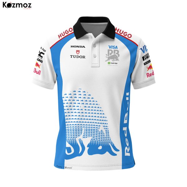 Visa Cash App RB Racing Polo Shirt 2025 Alpha RB Polo Team - 7