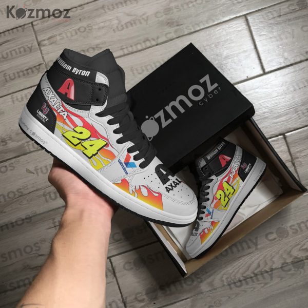 William Byron Custom Shoes No. 24 Axalta Throwback Livery 2025 Livery Racing Shoes - 7