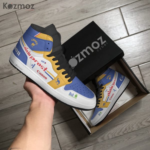 Williams Alain Prost Custom Shoes Renault FW15 Livery 1993 Racing Shoes - 7