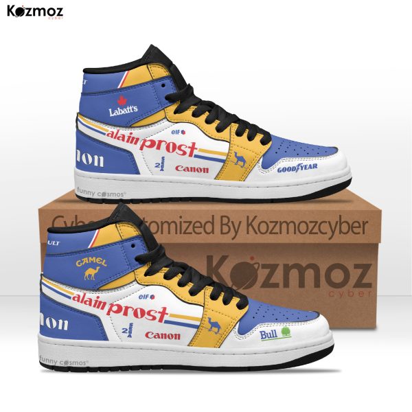 Williams Alain Prost Custom Shoes Renault FW15 Livery 1993 Racing Shoes - 9