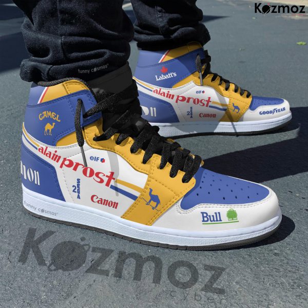 Williams Alain Prost Custom Shoes Renault FW15 Livery 1993 Racing Shoes - 6