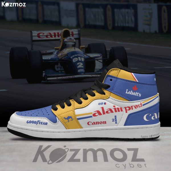 Williams Alain Prost Custom Shoes Renault FW15 Livery 1993 Racing Shoes - 5