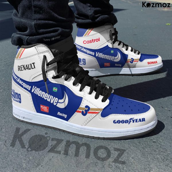 Williams Racing Jacques Villeneuve Custom Shoes FW19 Livery 1997 Racing Shoes - 5