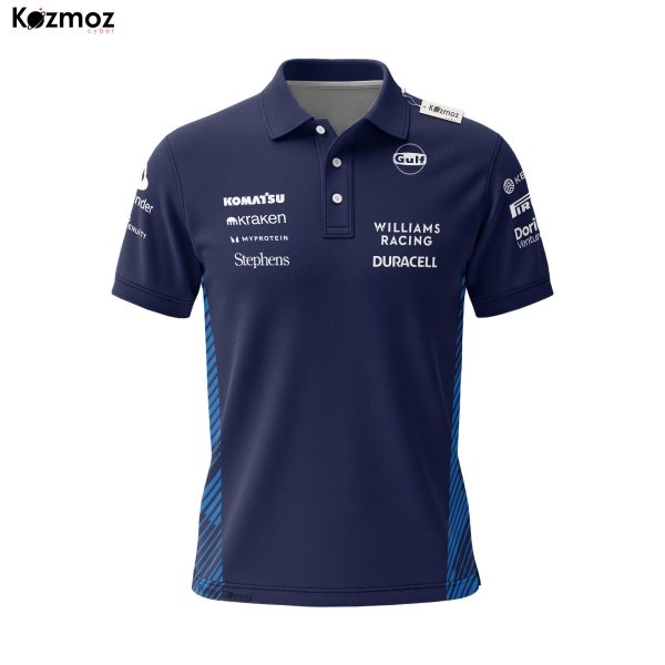 Williams Racing Polo Shirt 2025 Collection - Williams Team - 6