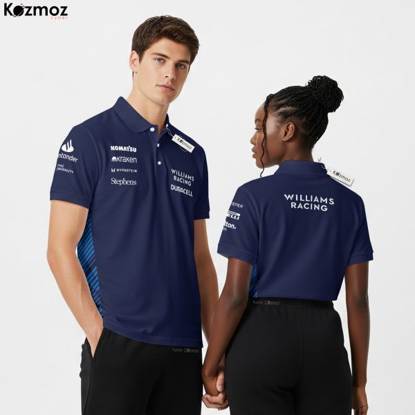 Williams Racing Polo Shirt 2025 Collection - Williams Team - 11