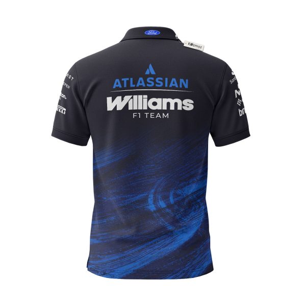 Williams Racing Team 2026 New Era Tech Custom Polo Shirt - 7