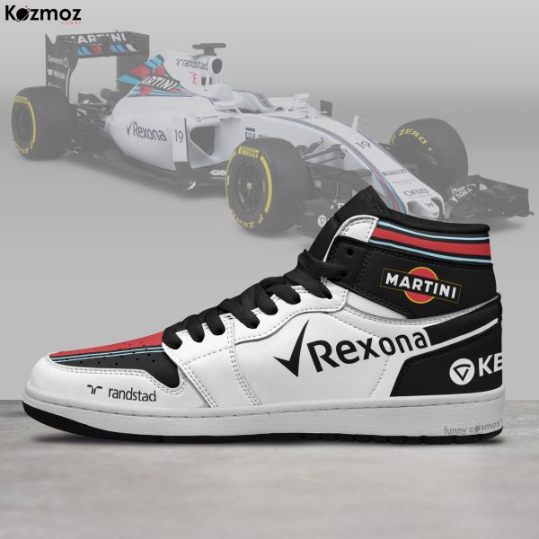 Williams Valtteri Bottas Custom Shoes 2015 Livery FW37 Racing Shoes - 6