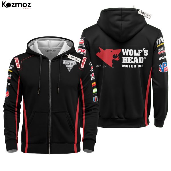 Wolf's Head Monster Truck Race Suit Uniform - Monster Jam Racing Suit - 8