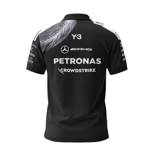 Y-3 Merc AMG Petronas F1 Team 2026 Custom Polo Shirt - 7