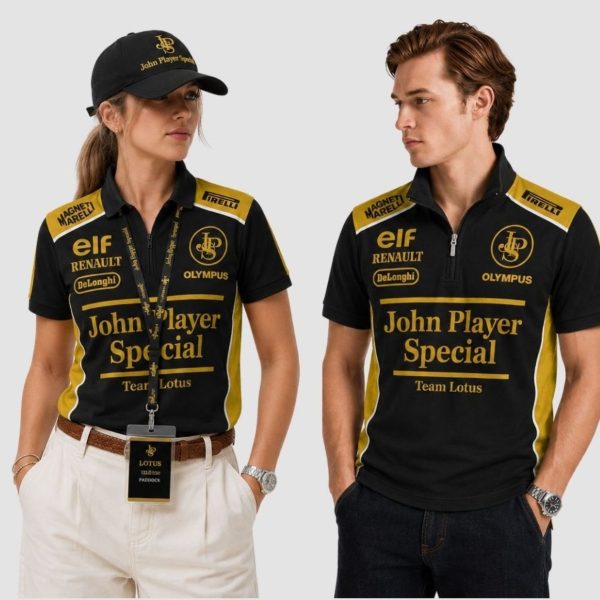 Team Lotus Renault 1986 John Player Special Collection - Quarter Zip Jersey - 12