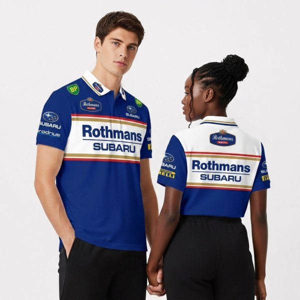 Colin McRae 1992 Subaru Legacy RS 'Group A' Custom Polo Shirt