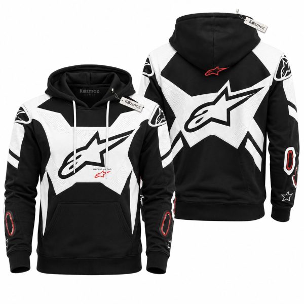Alpinestars GP Plus V4 Sp Leather Suit Black White Version Custom Racing Suit - 7
