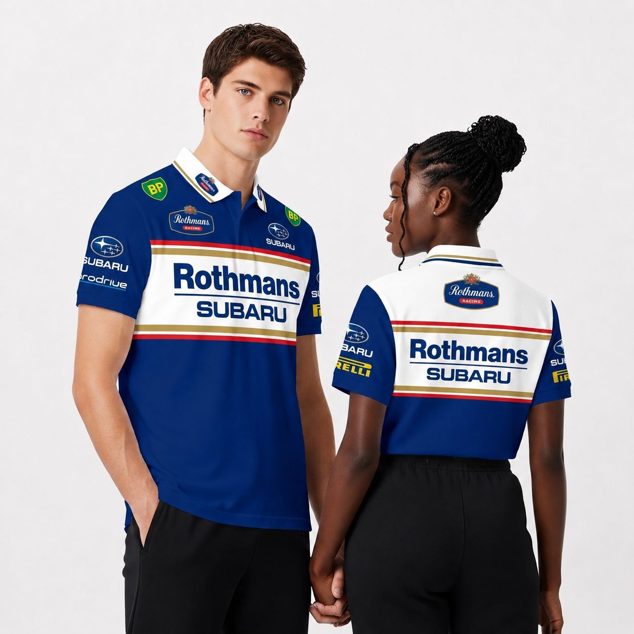Colin McRae 1992 Subaru Legacy RS ‘Group A’ Custom Polo Shirt