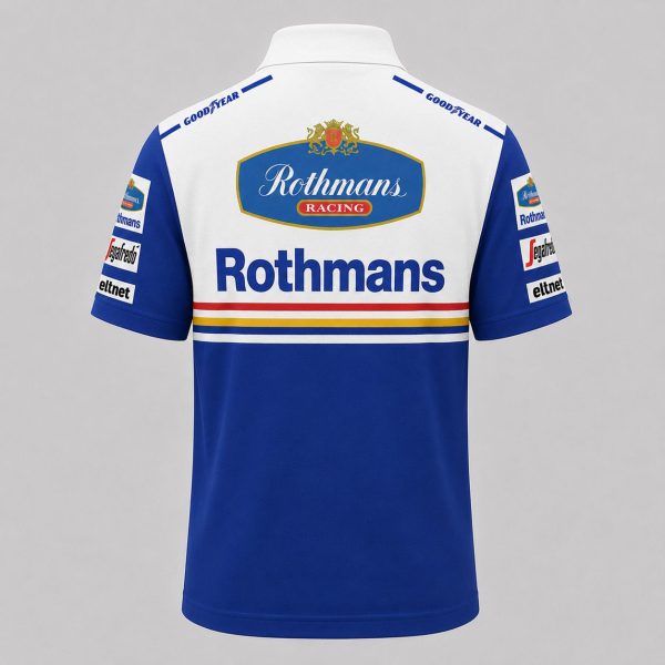 Damon Hill Williams 1996 Motorsport Teamwear Custome Quarter Zip Jersey - 8