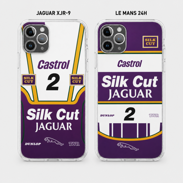 Jaguar XJR-9 #33 24h Le Mans Silk Cut - Custom phone case for iPhone - 4