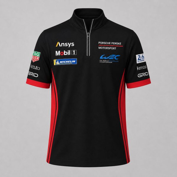 Porsh Penske Le Mans 24h 2025 Custom Quarter Zip Shirt - 7