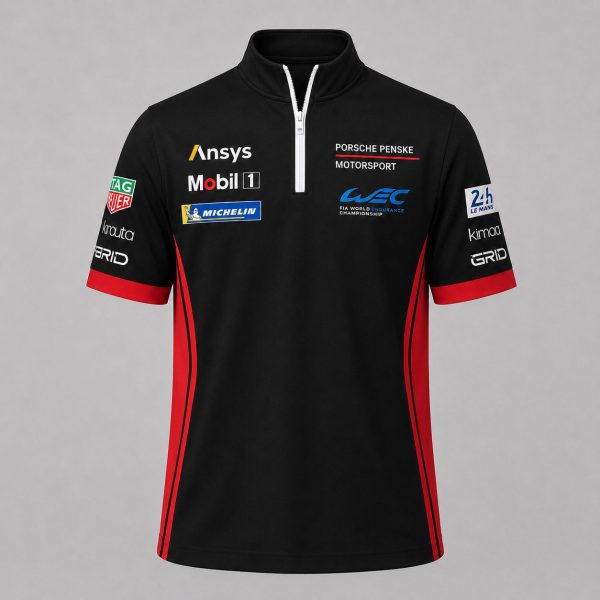 Porsh Penske Le Mans 24h 2025 Custom Quarter Zip Shirt - 10