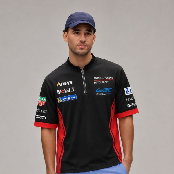Porsh Penske Le Mans 24h 2025 Custom Quarter Zip Shirt - 12