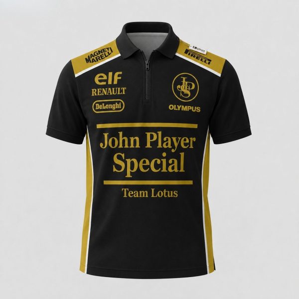 Team Lotus Renault 1986 John Player Special Collection - Quarter Zip Jersey - 9